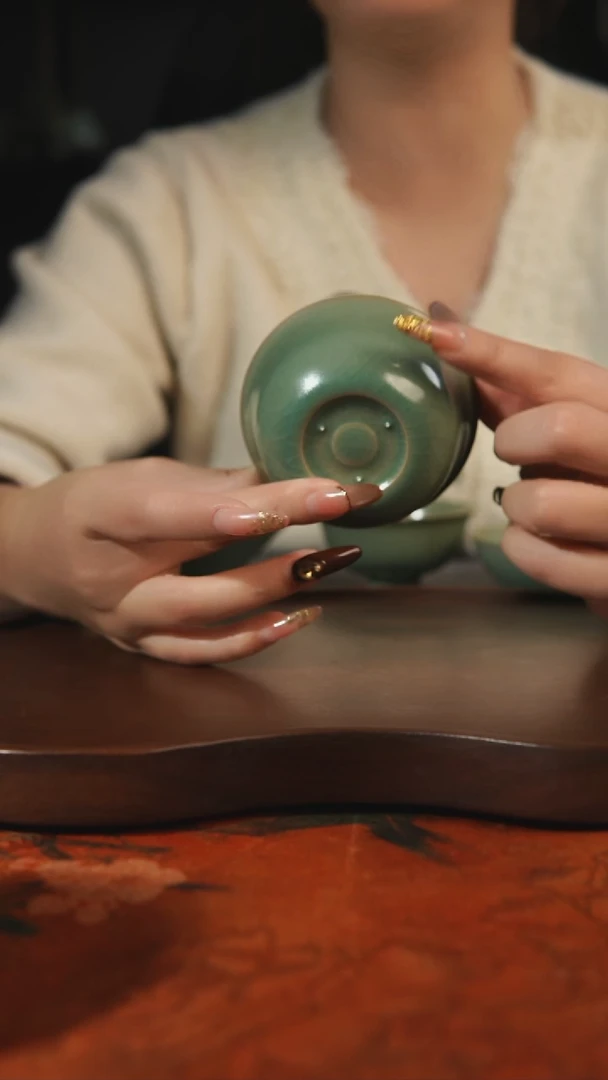 杯子瓷汝州原产地原矿仿古老釉q