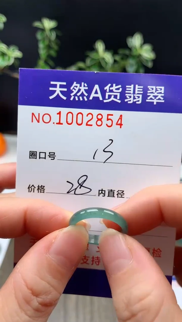 未镶嵌戒指翡翠13#