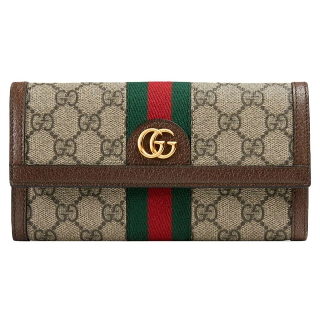 95新 GUCCI/古驰 【白菜】ophidia钱包长款/BG22013271