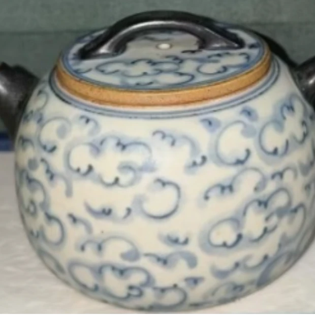 【斋居】祥云扁壶-130ml（朴壶瑕0149）