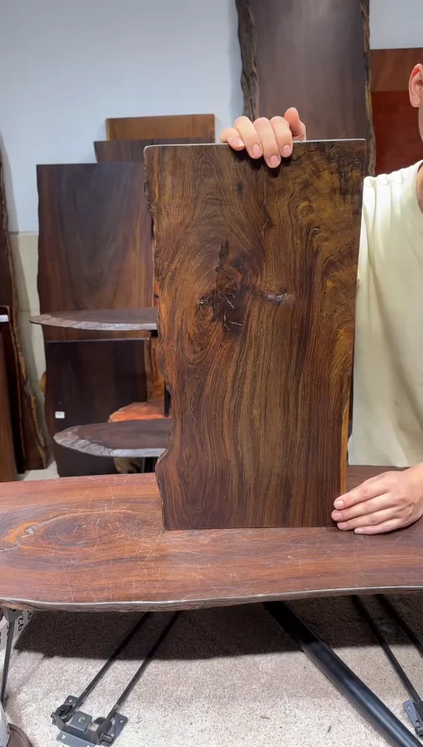 风车木（黑檀木）行**一尺寸55*27*2.2编号890