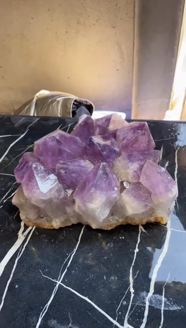 【闪购商品】水晶原石未镶嵌天然紫水晶原石摆件拍4单99发1