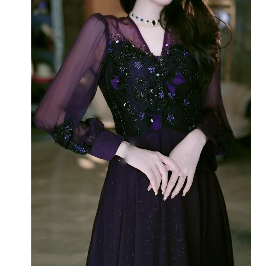 2-7【古堡密语】重工气质连衣裙