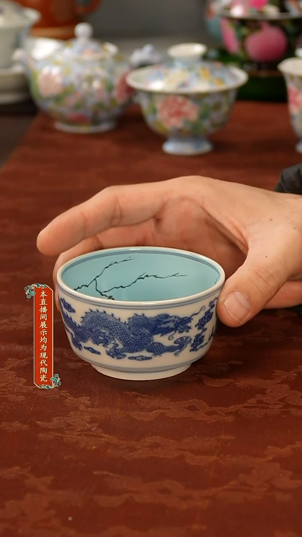 陶瓷景德镇手工手绘美器123