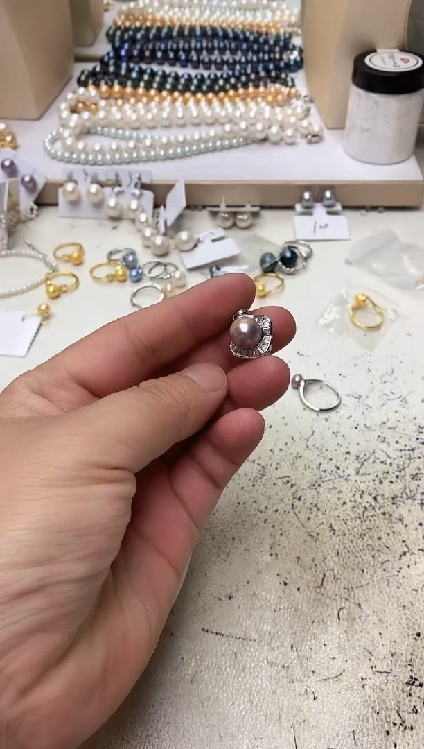 淡水珍珠未镶嵌颈饰1