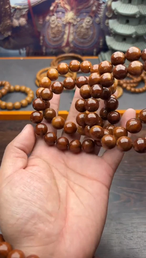 紫金鼠手串8号光珠