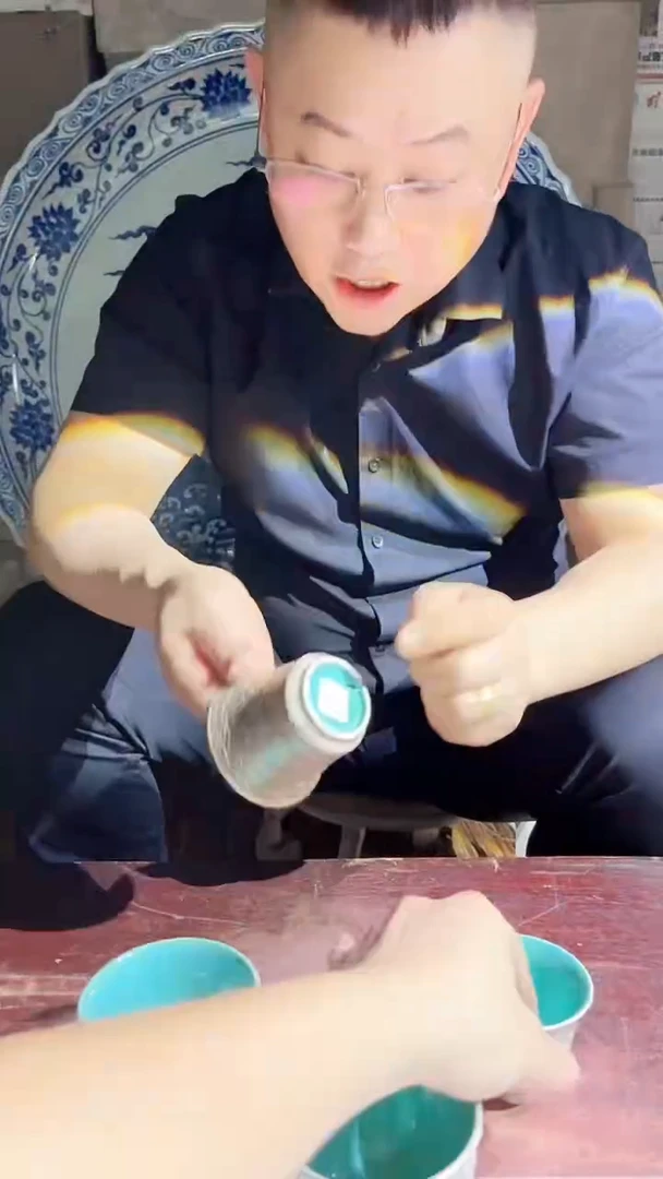 摆件景德镇陶瓷流水12