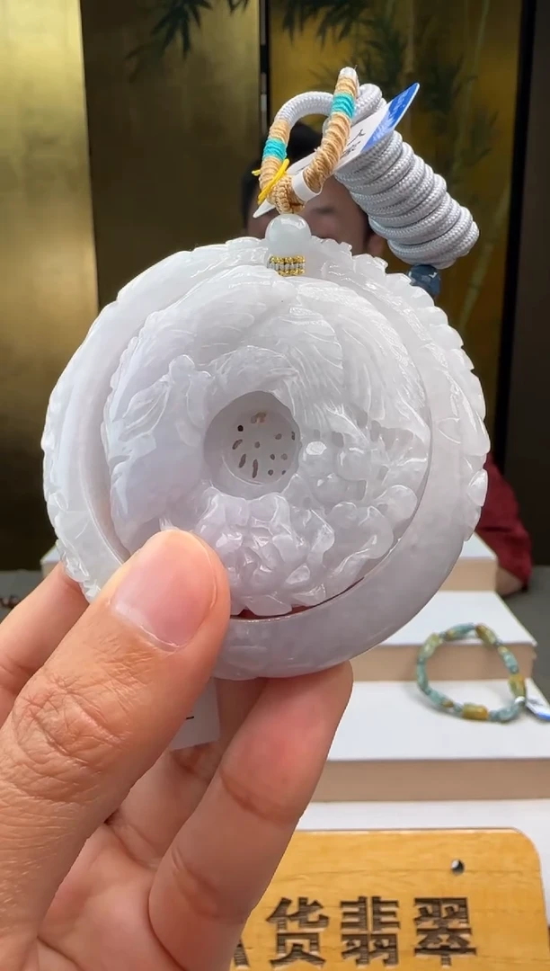 颈饰未镶嵌翡翠一套+底座XM@@960Q3J22450