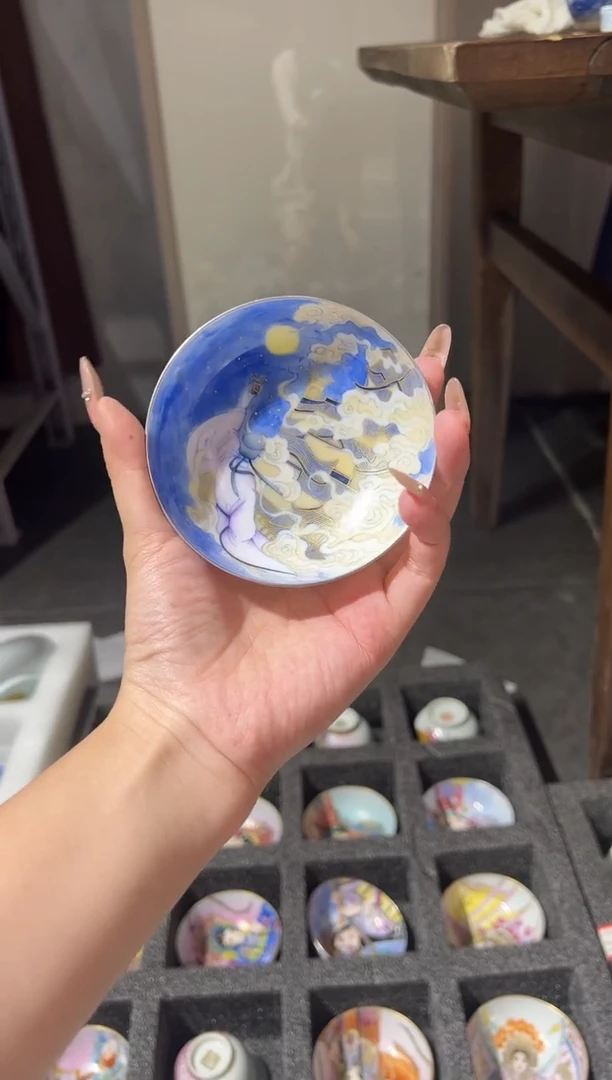 瓷片景德镇瓷器茶器茶杯