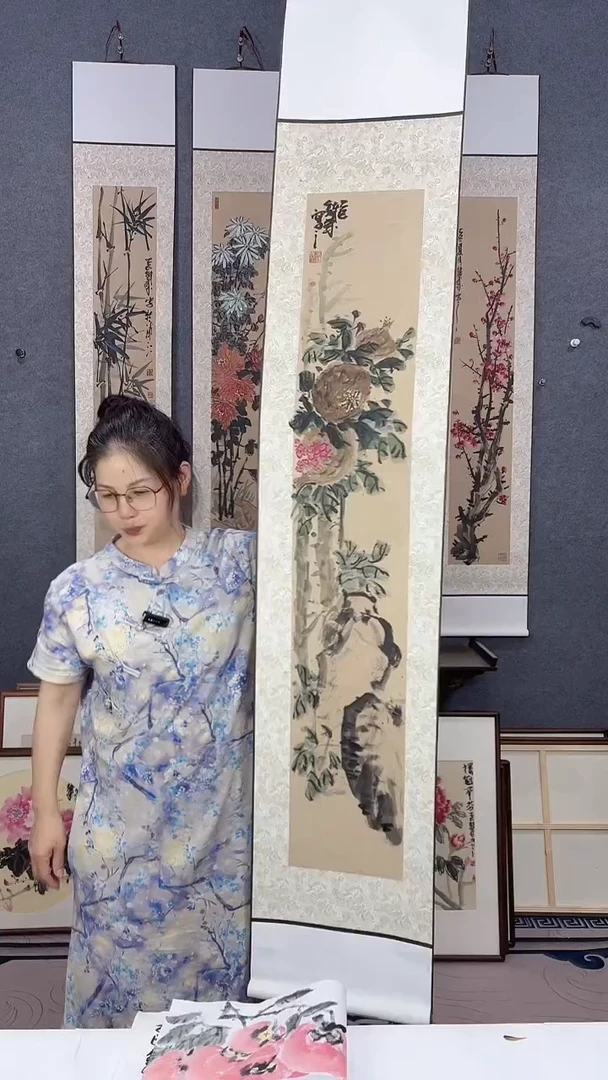 国画175*32吴铁成作品