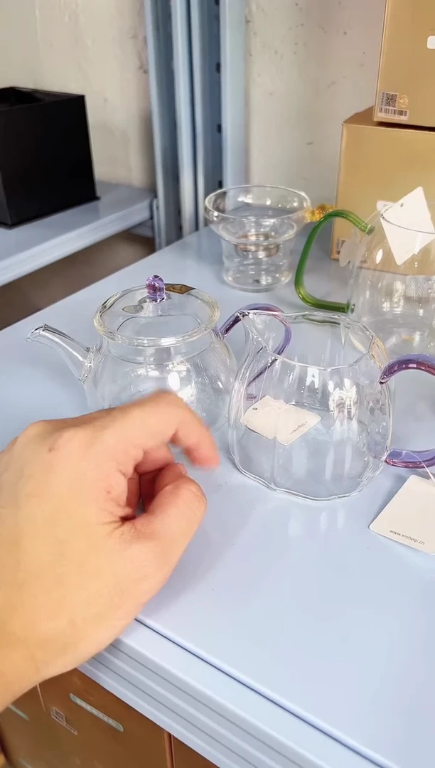 禾器青云壶浅紫色加倾妍茶海浅紫色