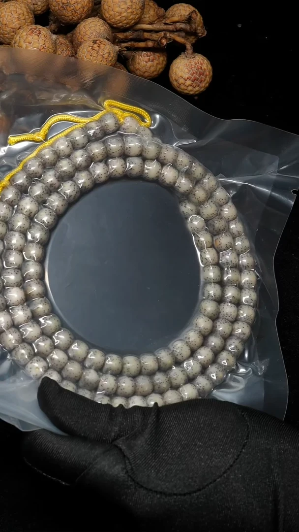 手串星月菩提8*7石玉料黑武士-YC