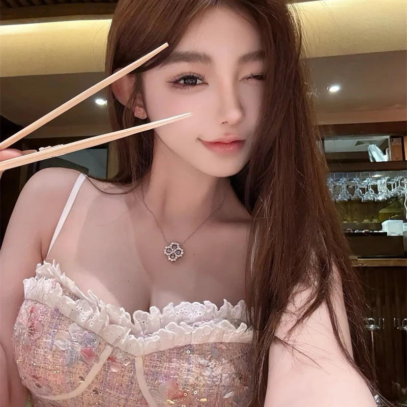 法式气质名媛小衫女小香洋气重工亮片蕾丝花边上衣短款吊带背心
