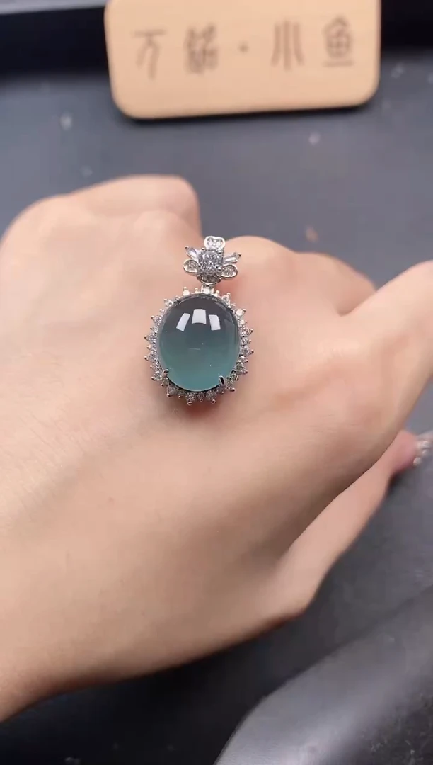银S925镶嵌戒指翡翠545411