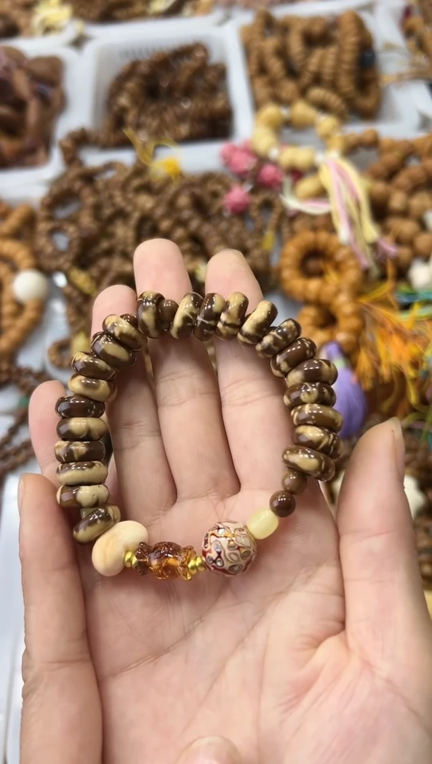 手串紫金鼠卡13精品熊猫花皮设计款甜甜圈单【腰缠万贯.全库克】