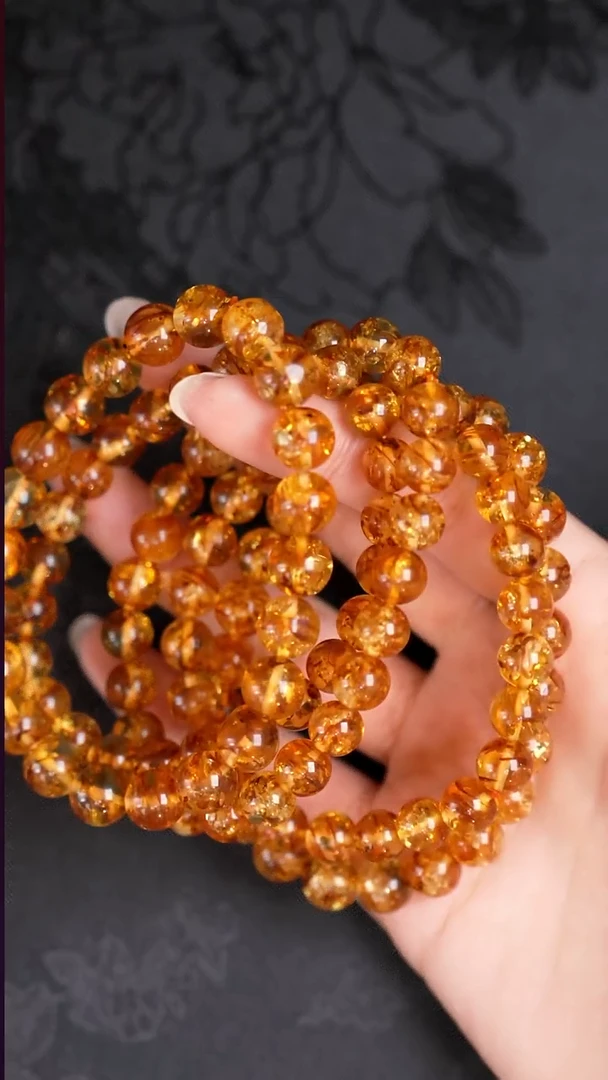 手链琥珀未镶嵌工厂抛货 不退不换 多样性发其1