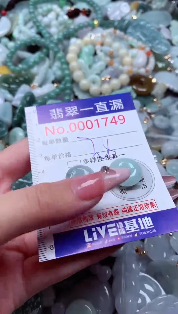 翡翠未镶嵌吊坠(不含链)1749