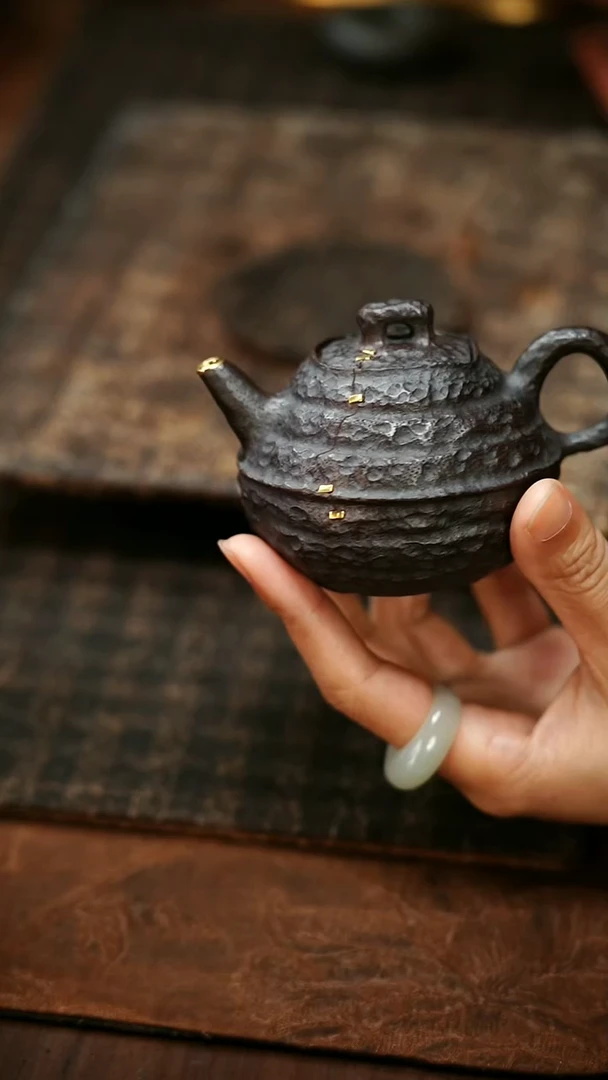 憨憨甄选-程伟手作芋头瓶-壶-茶器-茶具