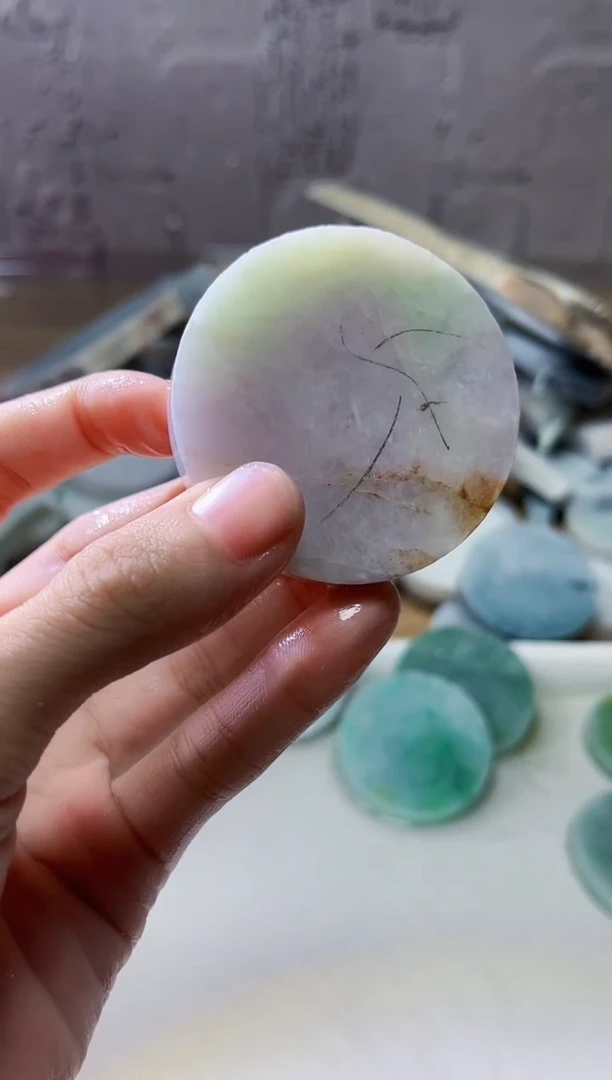 裸石翡翠翡翠a货正品玉石古陈490