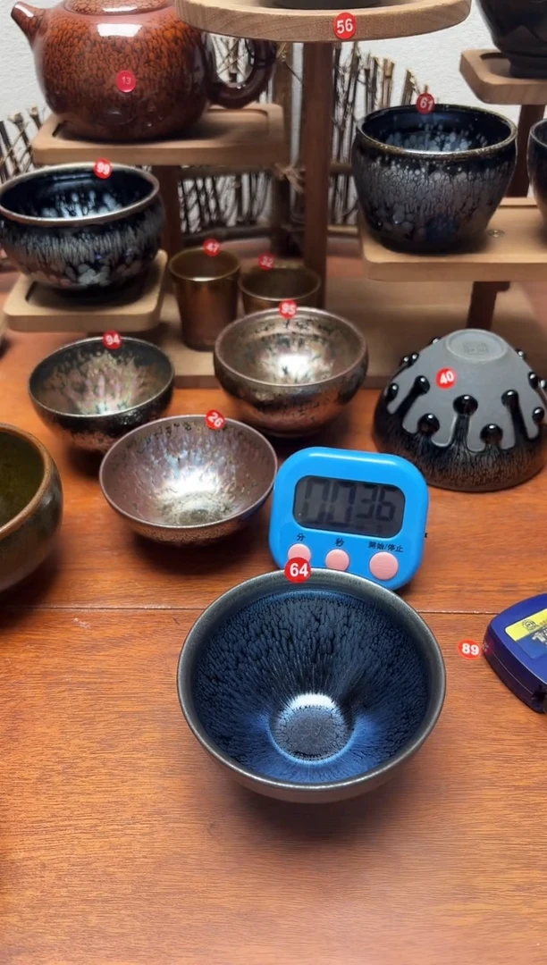 茶盏可**及64号建盏工匠茶器