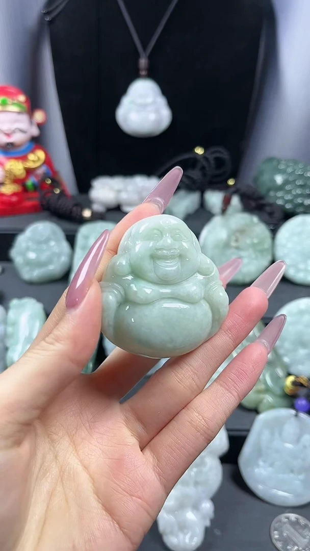 【闪购商品】翡翠颈饰未镶嵌大肚佛