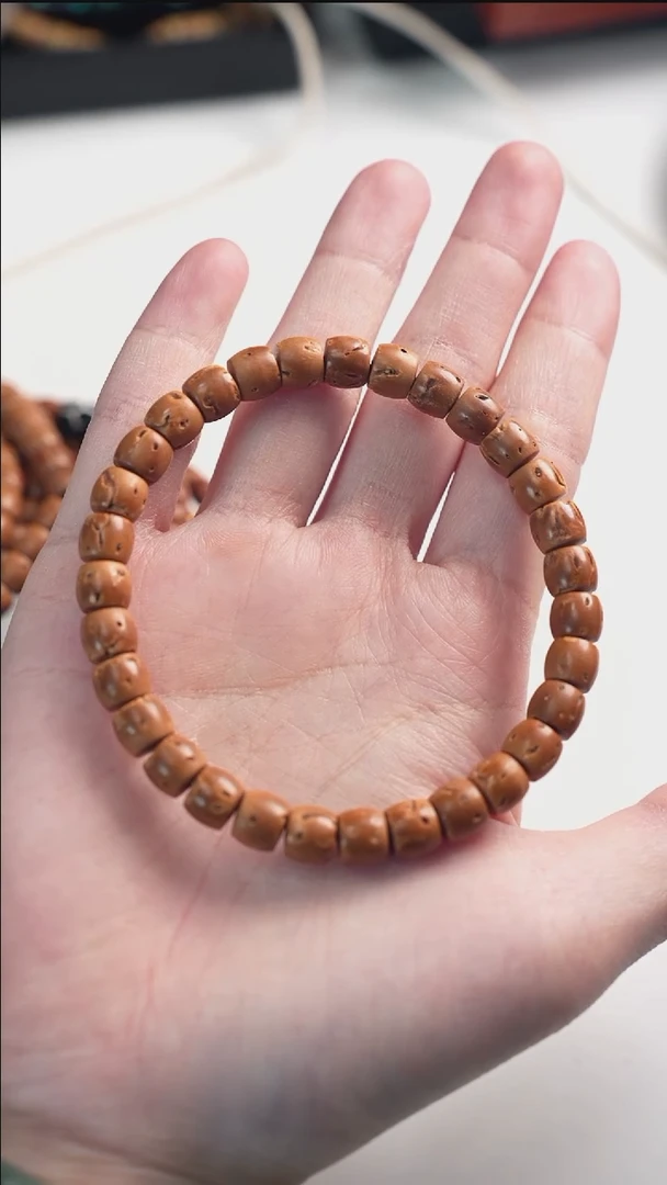 【闪购商品】桃核手串桃核核壁7.6mm-单圈