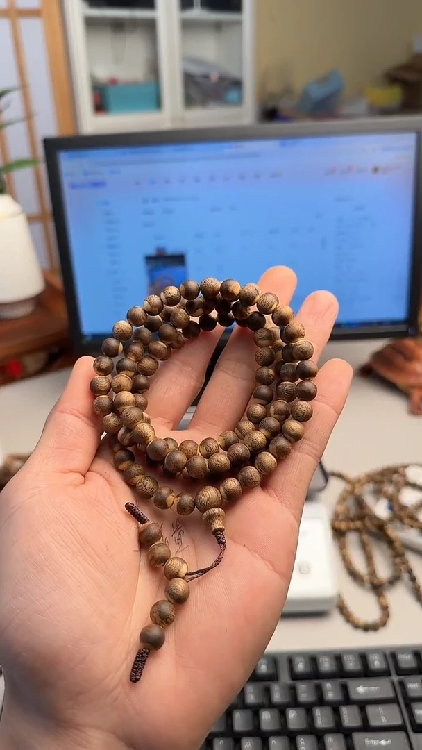 【闪购商品】沉香手串海南虎斑奇楠沉香27