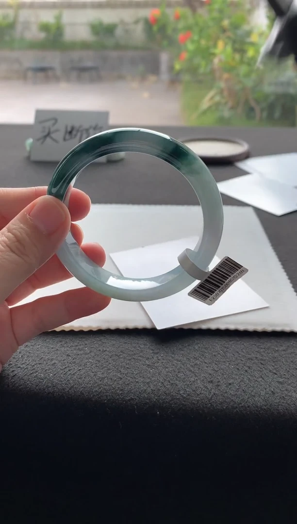 未镶嵌手镯翡翠58.7正圈买断Y3260