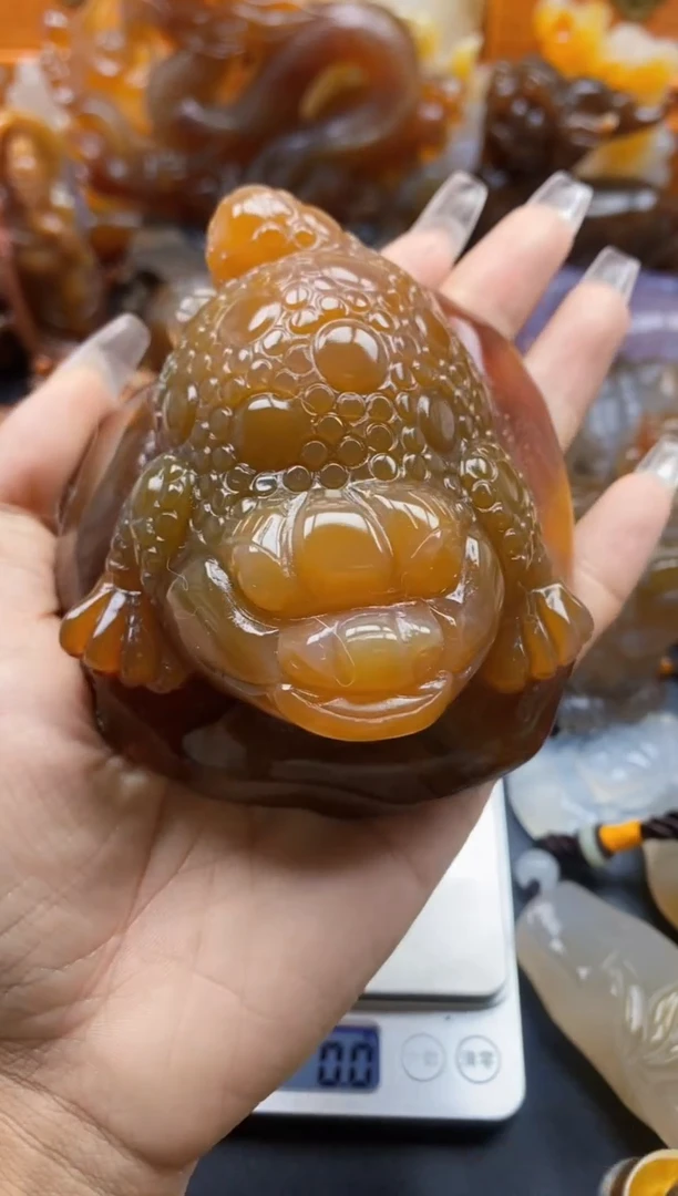 玛瑙/玉髓挂件未镶嵌哈*ll