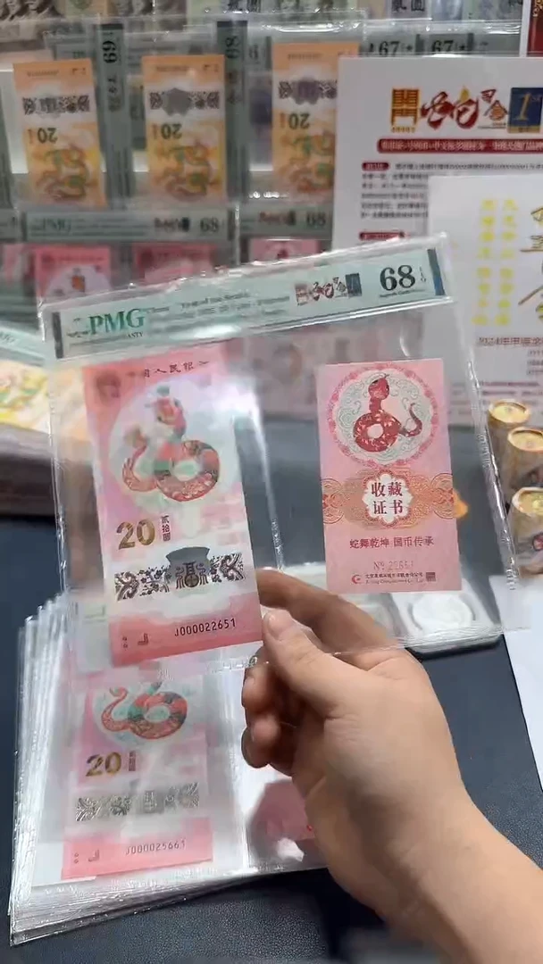 塑料J00002蛇钞（无347）-PMG68