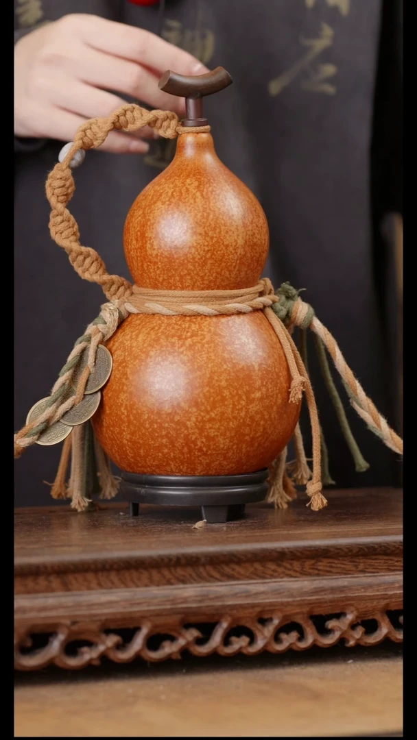 287号精品天然大漆酒葫芦一物一拍~