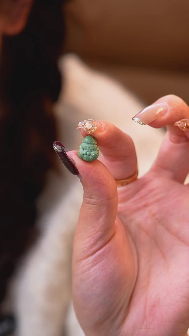 未镶嵌绿松石设计萌宠系列帽子小熊