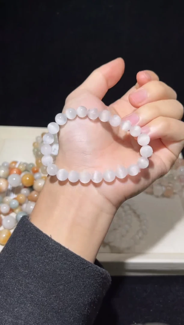 未镶嵌手串水晶9彩兔毛出厂价默认微瑕不退换8+