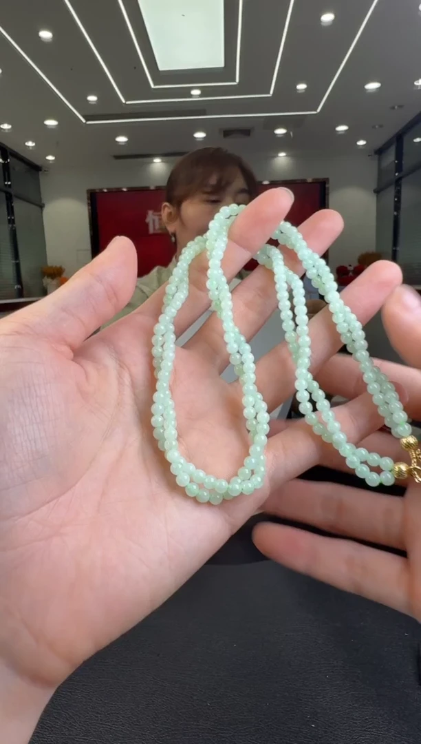 翡翠未镶嵌颈饰项链3-4（多样性发一）