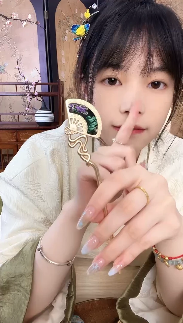 刺绣古典头饰步摇女清新发簪原创设计简约饰品民族风可爱