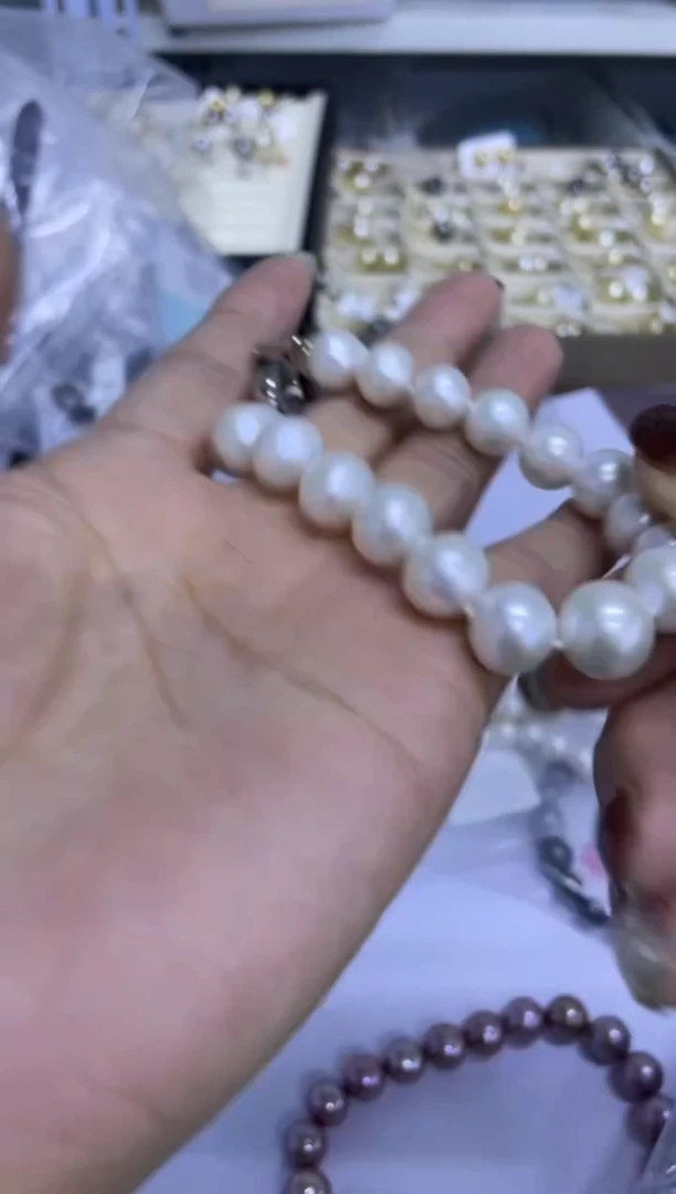 颈饰银S925镶嵌淡水珍珠1