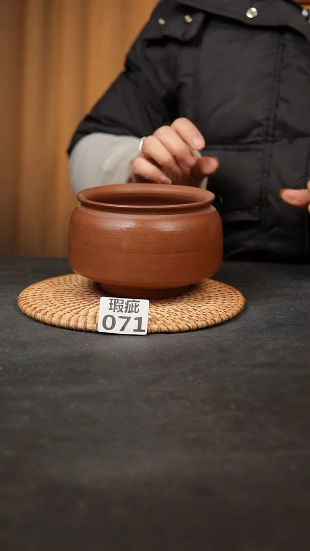 【闪购商品】瓷片071泥泥手工花盆口10