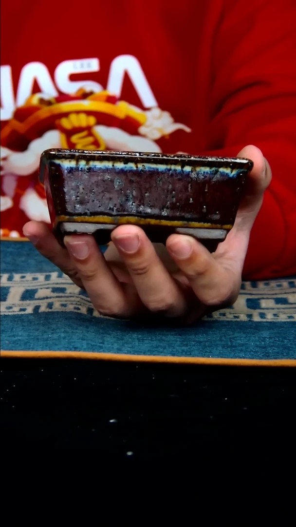 【闪购商品】紫砂花盆9*6.5*3内径紫砂花盆