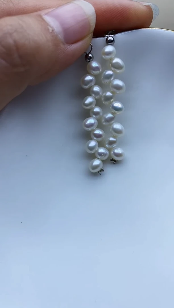 未镶嵌耳饰淡水珍珠耳环多样性发其一