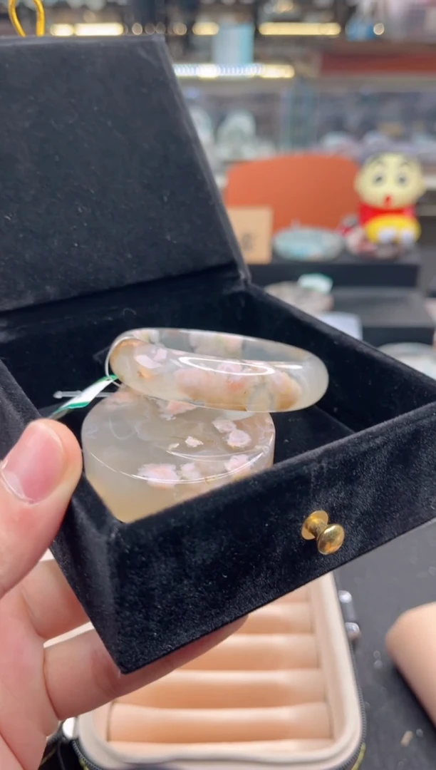 石英质玉手镯未镶嵌53圈口（赠品镯心）S965865