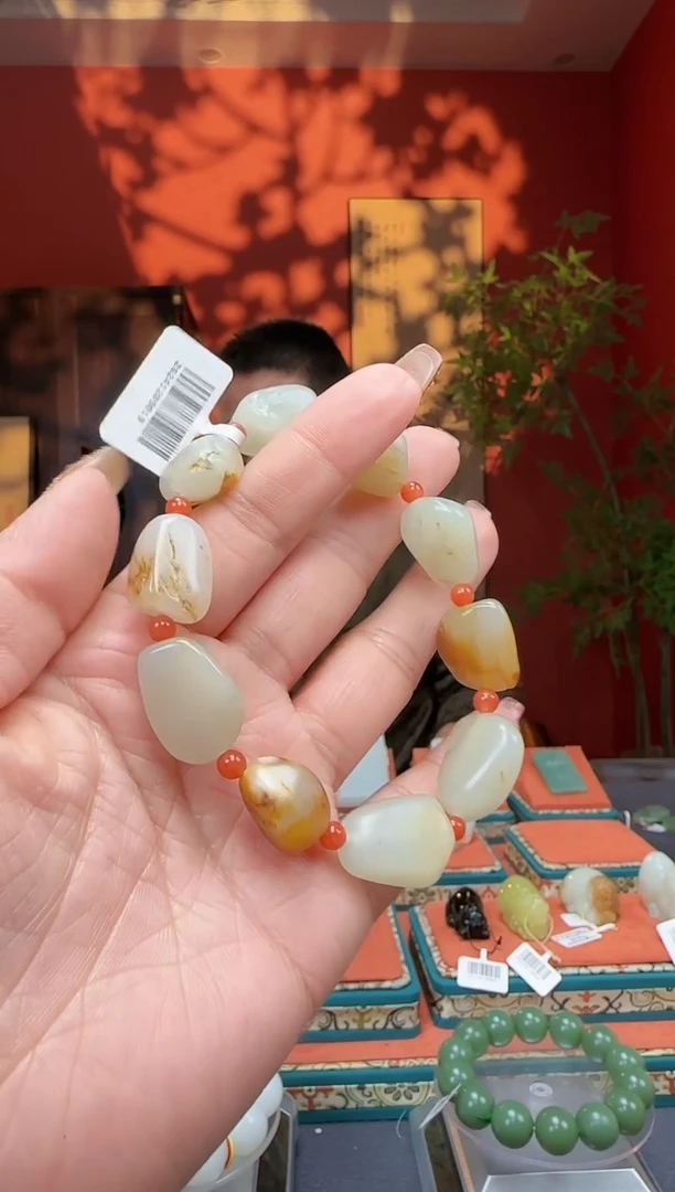 【闪购商品】和田玉手串未镶嵌手串50克