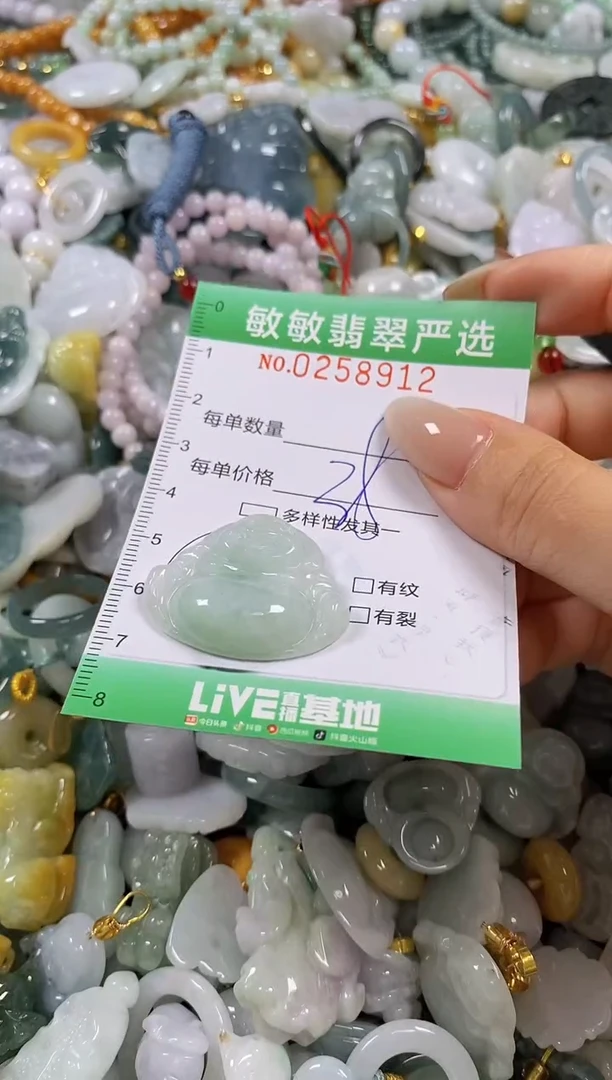 翡翠未镶嵌颈饰闪购0258912