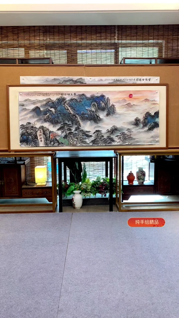 国画国画纯手绘纯实木205*85cm