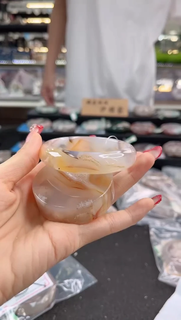 未镶嵌手镯石英质玉57圈口（赠品镯心）34327462