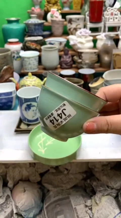 【闪购商品】盖碗海外回流瓷器