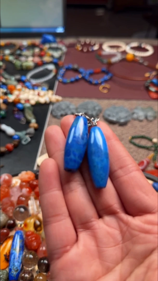 非金属珐琅百*耳饰Z01