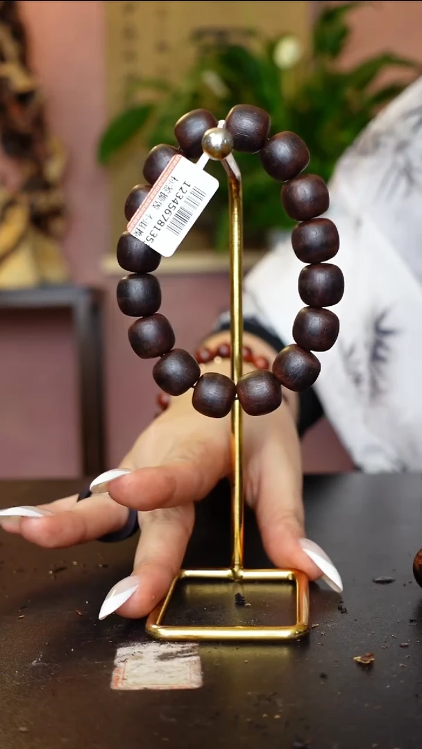 降真香手串/手链海南降真香小叶1314高货硬油老型珠单圈尖峰岭