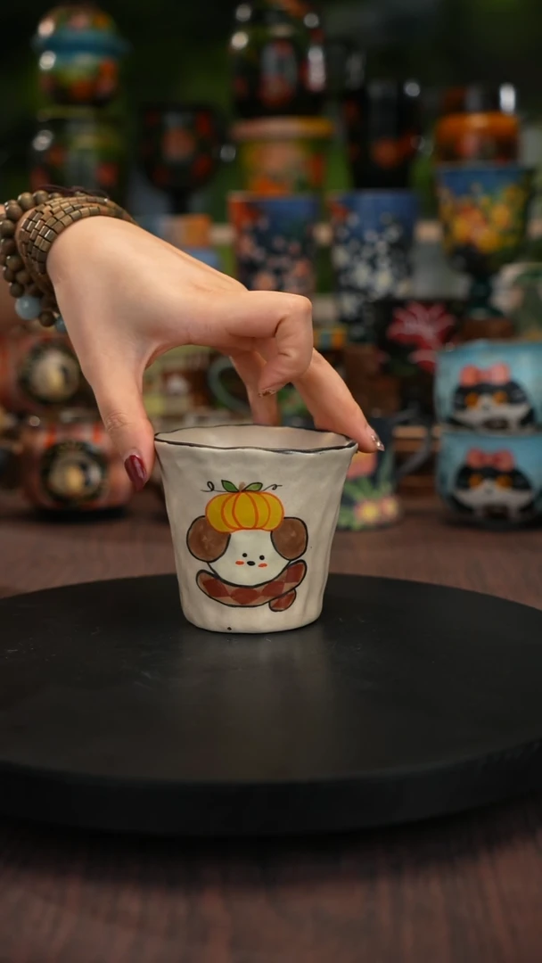 油画手 绘釉下彩