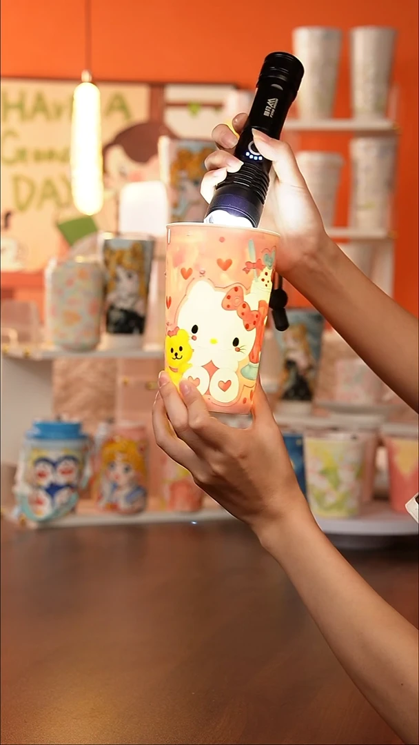 景德镇手工手绘文创陶瓷杯