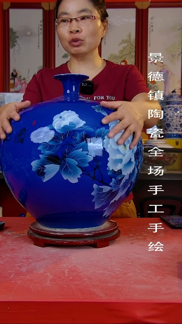 摆件景德镇陶瓷 全场手工手绘